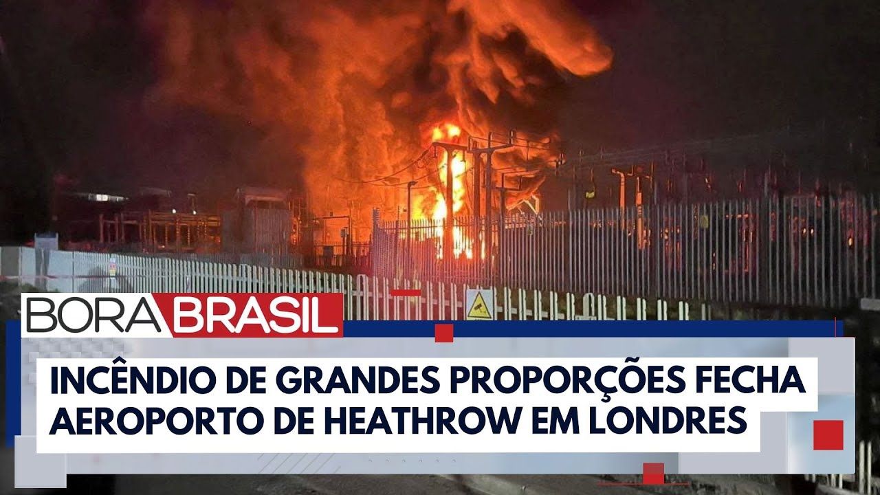 #Incêndio #Aeroporto #Heathrow #Londres #GabrielaCorrea #LorenaDeSouza #Março2025